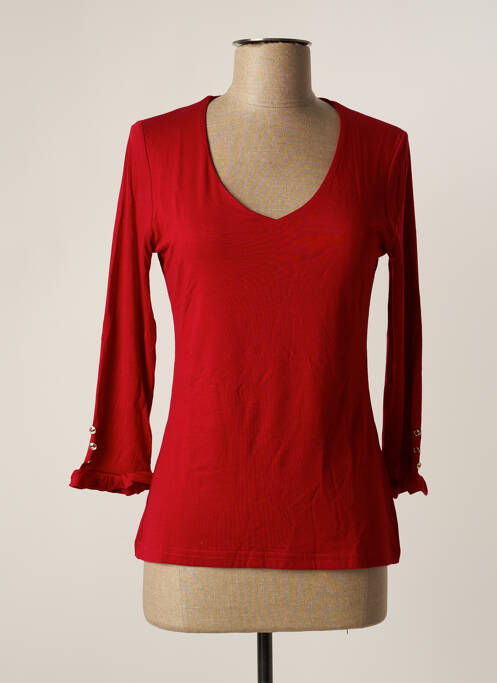 T-shirt rouge LES BONHEURS DE SOPHIE pour femme