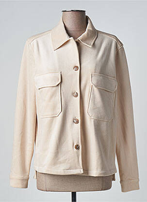 Veste casual coupe droite beige TONI femme