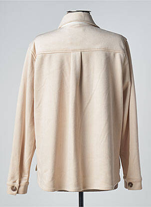 Veste casual coupe droite beige TONI femme