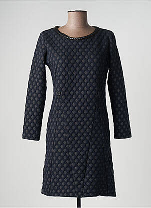 Robe courte manches longues manches longues bleu LO! LES FILLES femme