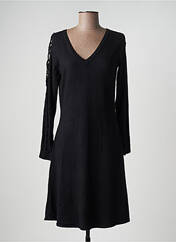 Robe mi-longue noir LEO & UGO pour femme seconde vue