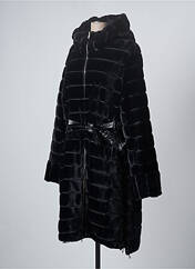 Manteau long noir ELEONORA AMADEI pour femme seconde vue