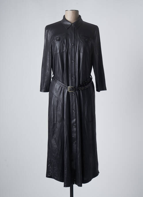 Robe mi-longue noir EVA KAYAN pour femme