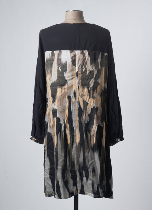 Robe mi-longue noir PAUSE CAFE pour femme