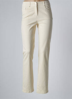 Pantalon slim stretch taille normale beige PAUSE CAFE femme