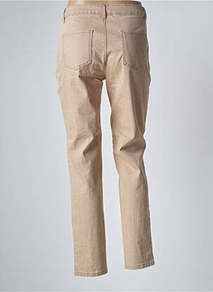 Pantalon slim taille normale taille normale beige FUEGO WOMAN femme