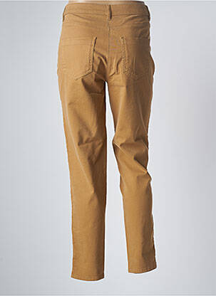 Pantalon slim stretch taille normale marron FUEGO WOMAN femme