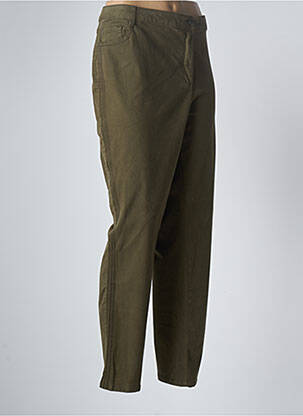 Pantalon slim stretch taille normale vert FUEGO WOMAN femme