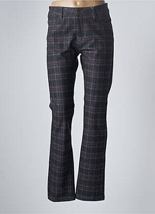 Pantalon slim taille normale taille normale noir GEVANA femme