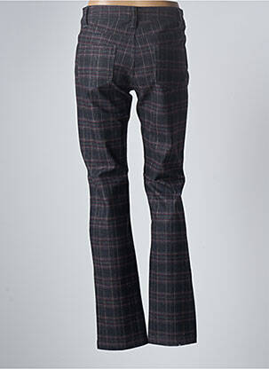 Pantalon slim taille normale taille normale noir GEVANA femme