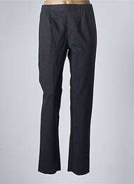 Pantalon droit stretch taille haute noir GEVANA femme