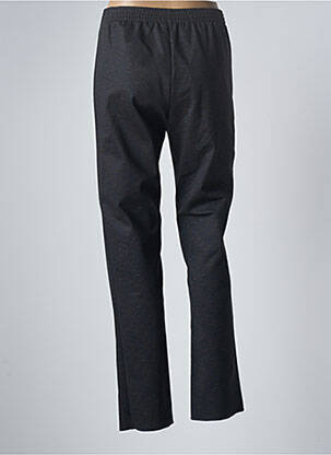 Pantalon droit stretch taille haute noir GEVANA femme