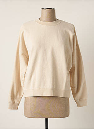 Sweat-shirt stretch manches longues beige FRENCH DISORDER femme