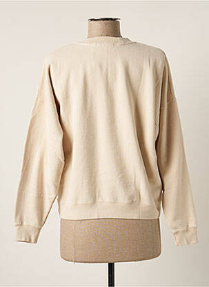 Sweat-shirt stretch manches longues beige FRENCH DISORDER femme