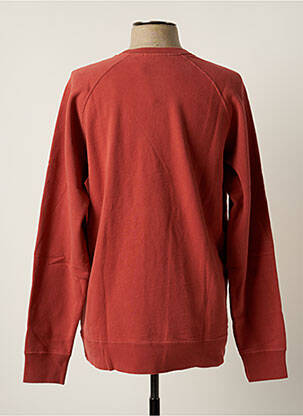 Sweat-shirt finition bords-côtes manches longues orange FRENCH DISORDER homme