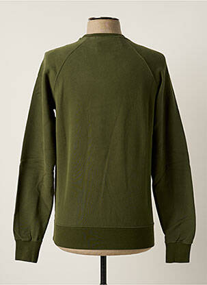 Sweat-shirt finition bords-côtes manches longues vert FRENCH DISORDER homme