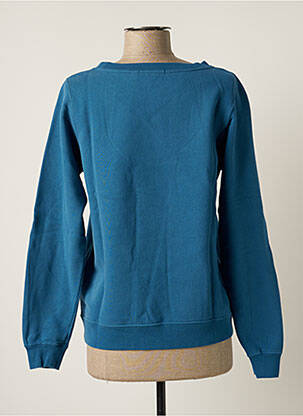 Sweat-shirt finition bords-côtes manches longues bleu FRENCH DISORDER femme