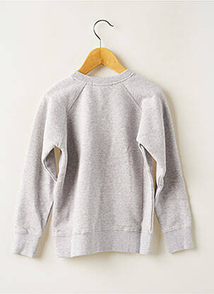 Pull finition bords-côtes manches longues gris FRENCH DISORDER garçon