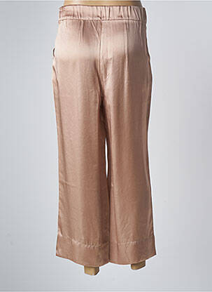 Pantalon large coupe fluide taille normale beige SANFASON femme