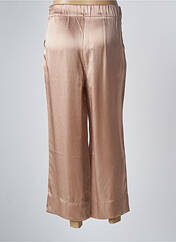 Pantalon large beige SANFASON pour femme seconde vue