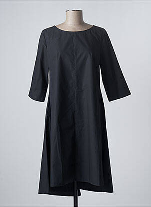 Robe mi-longue noir INFINITIF pour femme