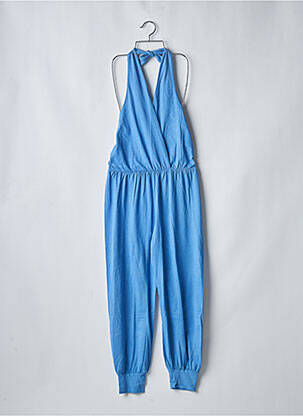 Salopette fines bretelles fines bretelles bleu SANFASON femme