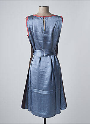 Robe mi-longue sans manche sans manche gris SANFASON femme