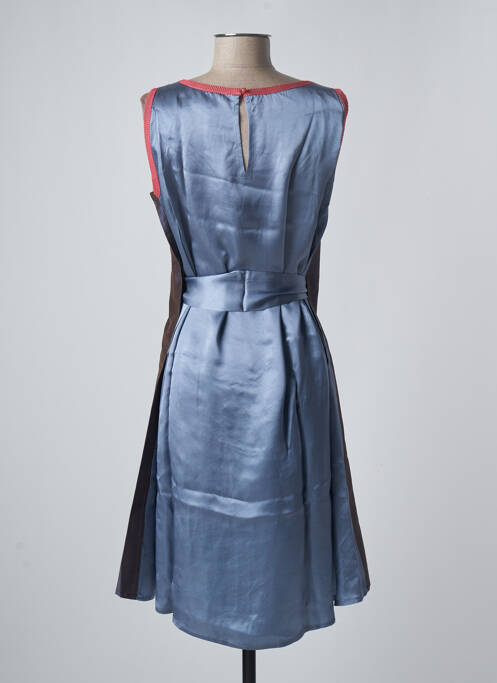 Robe mi-longue gris SANFASON pour femme