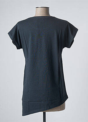 Top tissage jersey manches courtes gris SANFASON femme