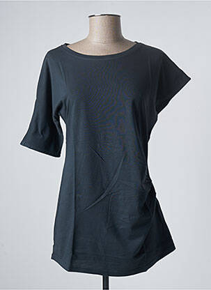 T-shirt stretch manches courtes gris SANFASON femme