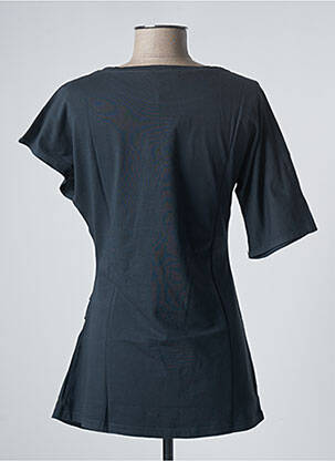 T-shirt stretch manches courtes gris SANFASON femme