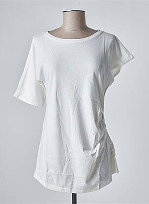 T-shirt blanc SANFASON pour femme