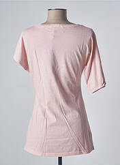 T-shirt rose SANFASON pour femme seconde vue