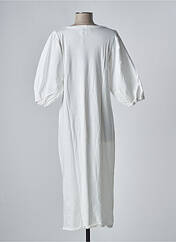 Robe longue blanc SANFASON pour femme seconde vue