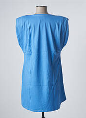 Tunique manches courtes bleu SANFASON pour femme seconde vue