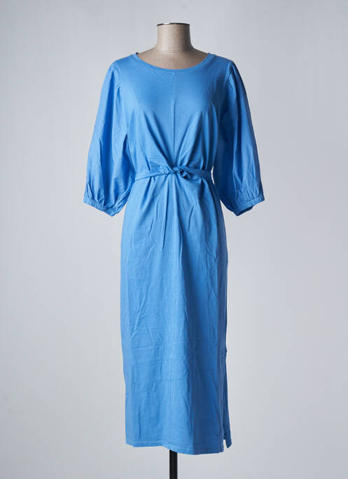 Robe longue bleu SANFASON pour femme