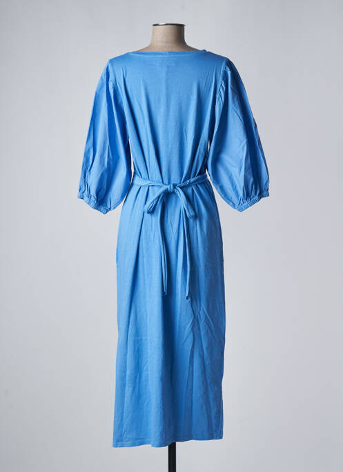 Robe longue bleu SANFASON pour femme