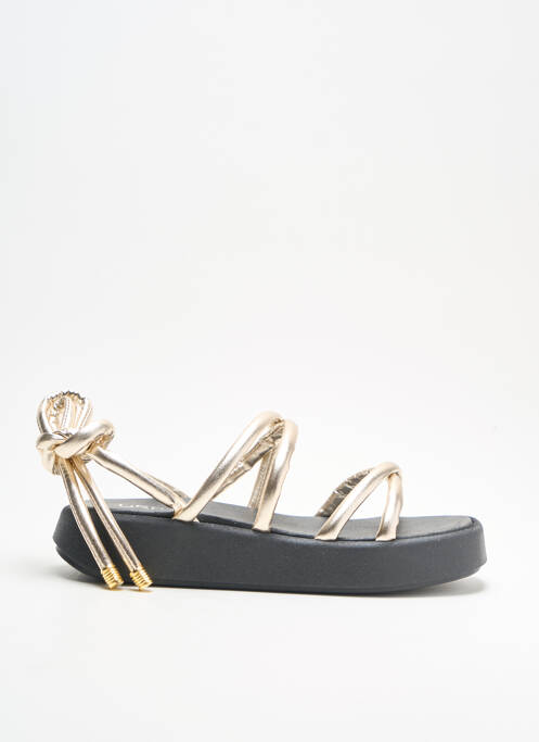Sandales/nu pieds talon compensé talon de 4 à 6cm beige URBAN femme