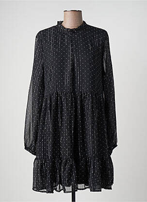 Robe courte coupe évasée manches longues noir JDY femme