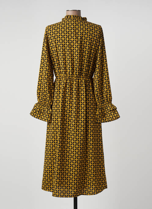 Robe mi-longue jaune JDY pour femme