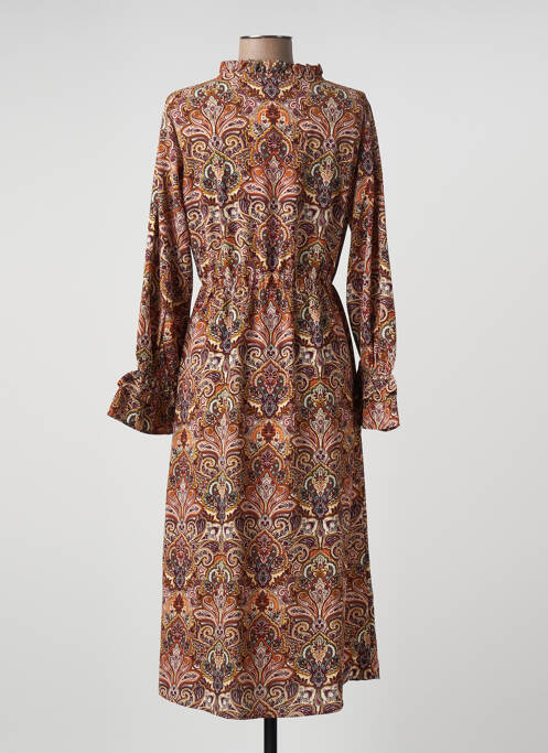 Robe mi-longue marron JDY pour femme