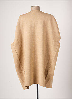 Gilet manches courtes coupe droite beige TUZZI femme