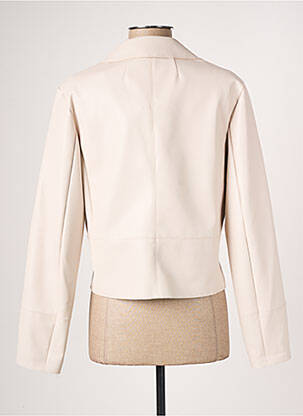 Veste simili cuir poches beige TUZZI femme
