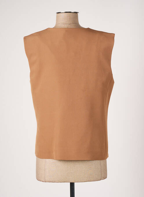 Gilet sans manche marron LES ACOLYTES pour femme