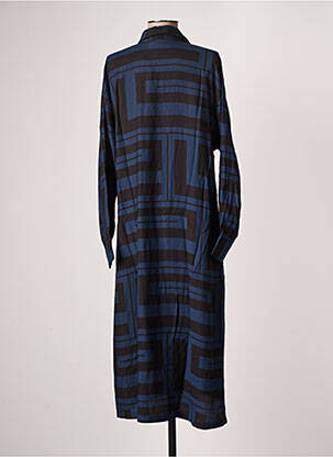 Robe longue manches longues manches longues bleu KAFFE femme