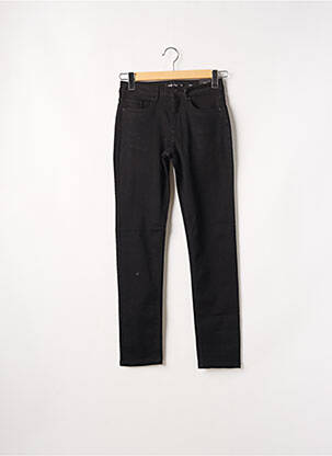 Jeans coupe slim slim taille haute noir JENSEN femme