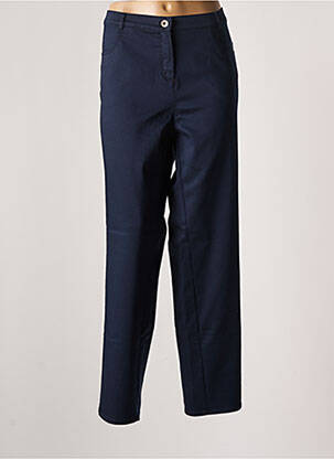 Pantalon slim bleu FRANK WALDER pour femme