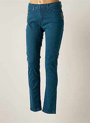 Pantalon slim stretch taille normale bleu JENSEN femme