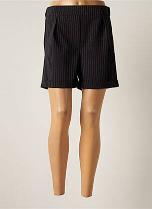 Short finition revers taille normale noir EMA BLUE'S femme