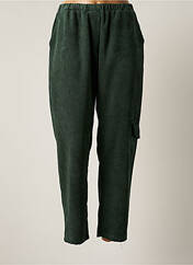 Pantalon 7/8 vert FRANCK ANNA pour femme seconde vue